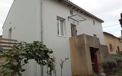 M. et Mme B. (63160 BILLOM) ont choisi le système d'isolation par l'extérieur UNISO posé par Ecothermic.