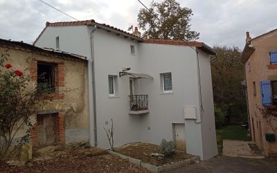 M. et Mme B. (63160 BILLOM) ont choisi le système d'isolation par l'extérieur UNISO posé par Ecothermic.