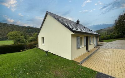 Chantier d'isolation par l'exterieur à Saint-Martin Valmeroux Ecothermic Aurillac