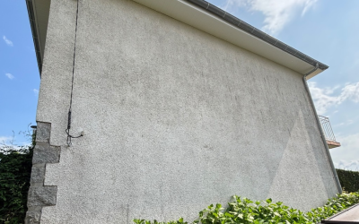 1er chantier d'isolation par l'extérieur de l'année 2026 pour l'équipe d'Ecothermic réalisé à Labrousse dans le Cantal.