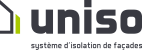 Logo du groupe Uniso, système d'isolation de façades