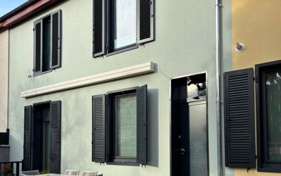 Chantier Ecothermic terminé dans le Puy-de-Dôme bénéficiant des aides de l’État dans le cadre d’un monogeste d’isolation des murs par l’extérieur.